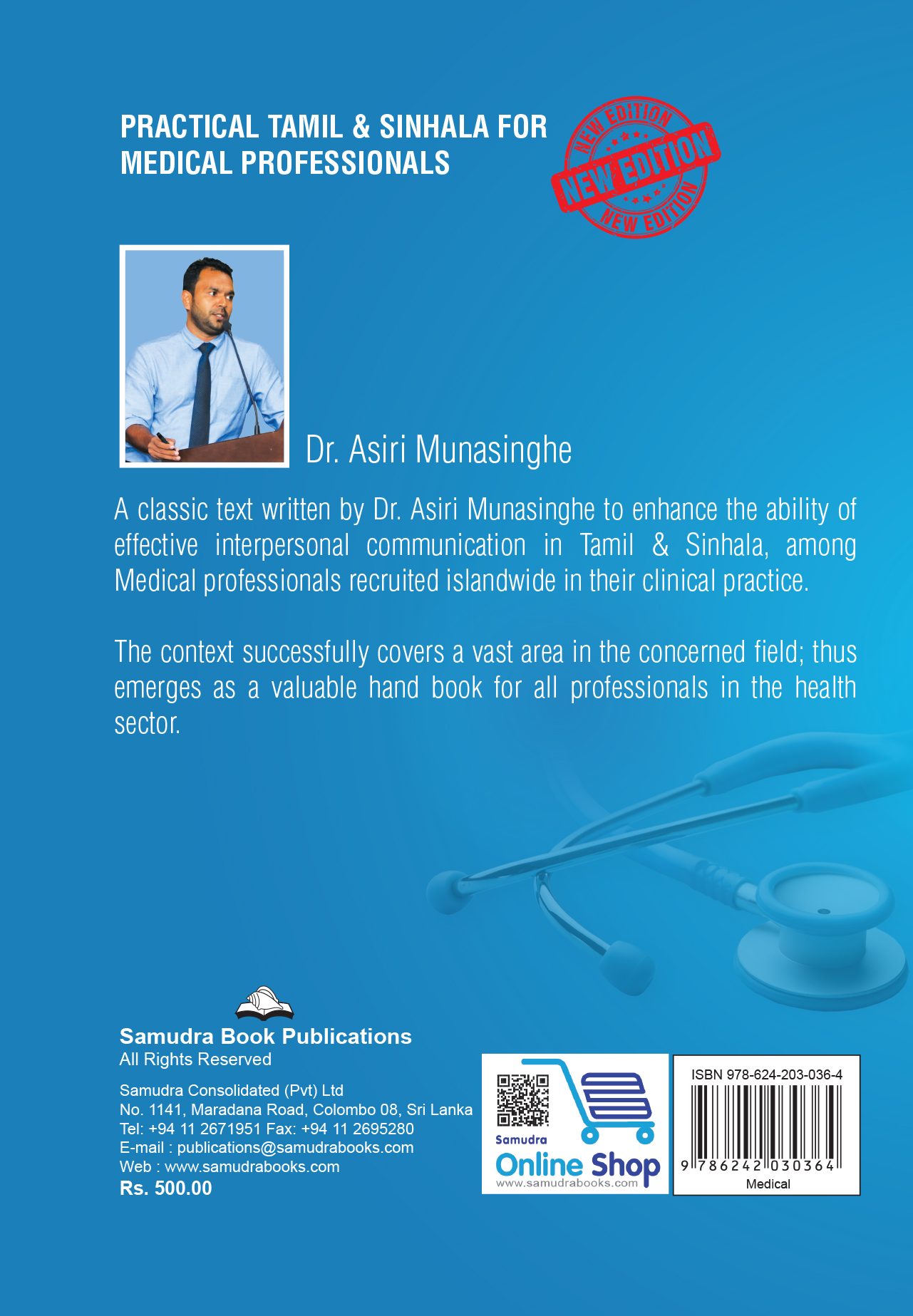 Practical Tamil & Sinhala for Medical Professionals. 