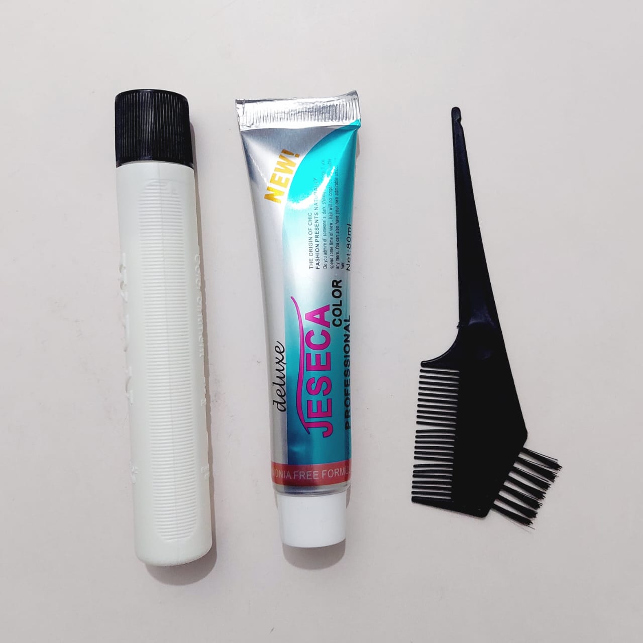 ​Jeseca Bubble Dye Beauty Professional Permanent Hair Color Dye White 80mlx2. 
