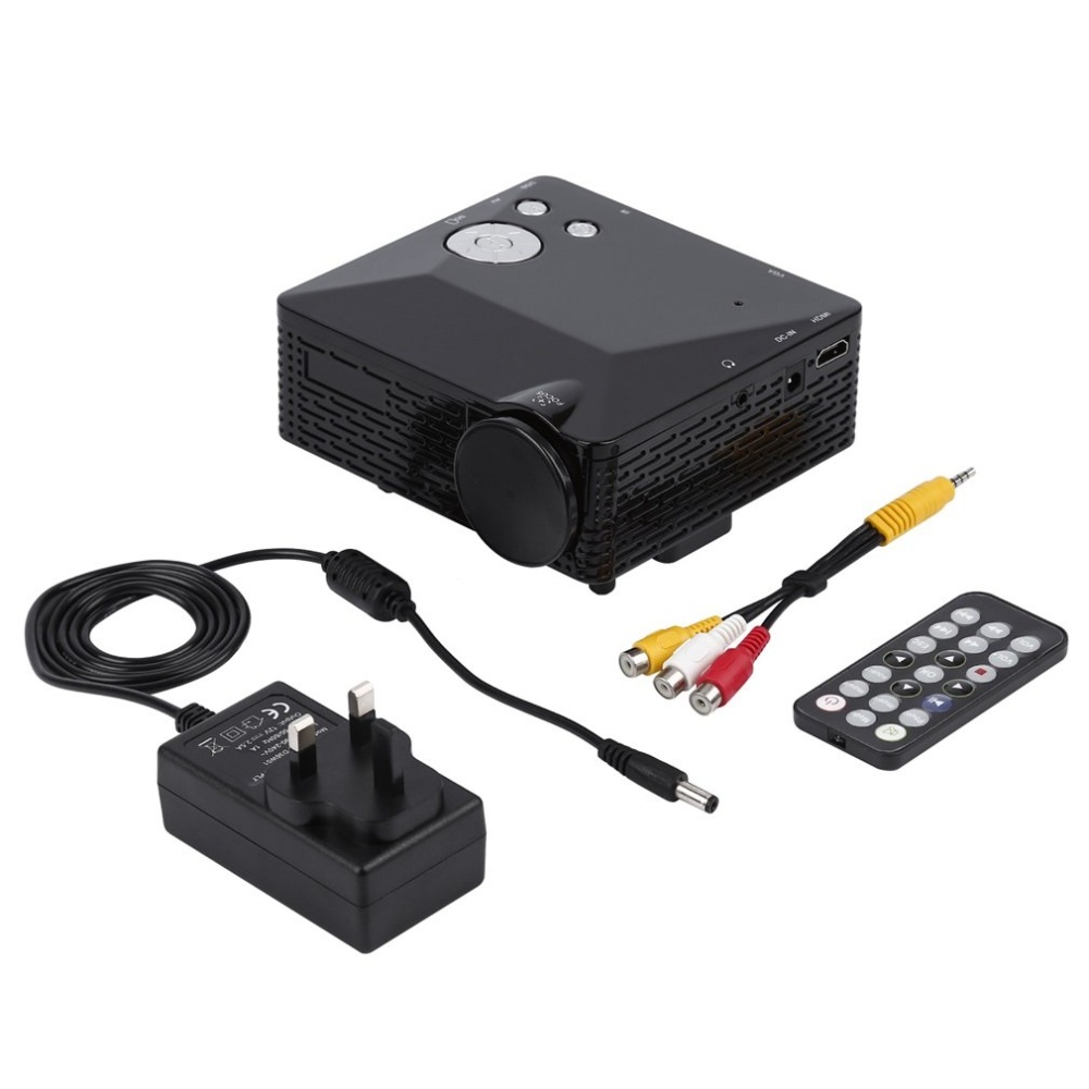 Portable Mini Led Projector With Usb Vga Hdmi Av Multimedia For Party Home Uk Plug Buy Online At Best Prices In Srilanka Daraz Lk