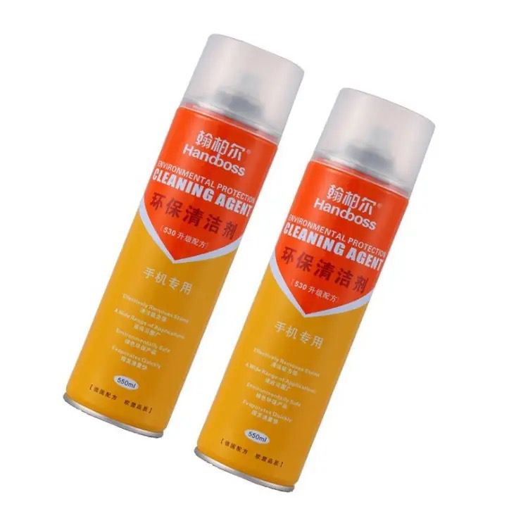 Handboss 550ml Anti-oil Electronic Contact Cleaner Fast Dry 530 Spray Cleaning Agent Camera LCD Digital Screen Main board Quality screen Cleaner. 