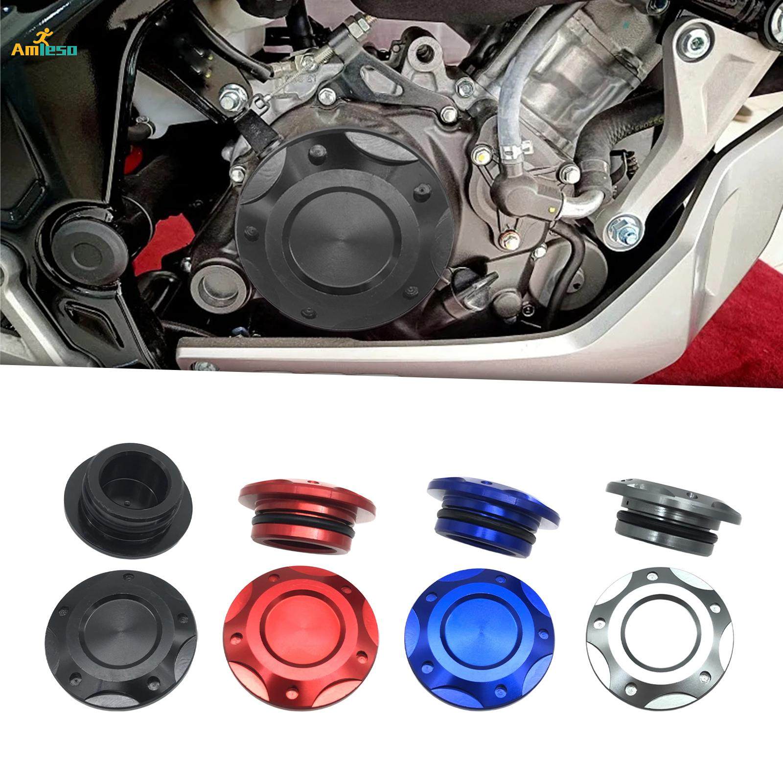 2x Motorcycles Engine Oil Filler Cap, Motorcycle Oil Filler Cap Screw ,Transmission Tank Cover for , Accessories