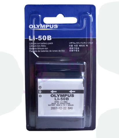 Olympus Li-50B Battery 3.7V / 3.4Wh / 925mAh. 