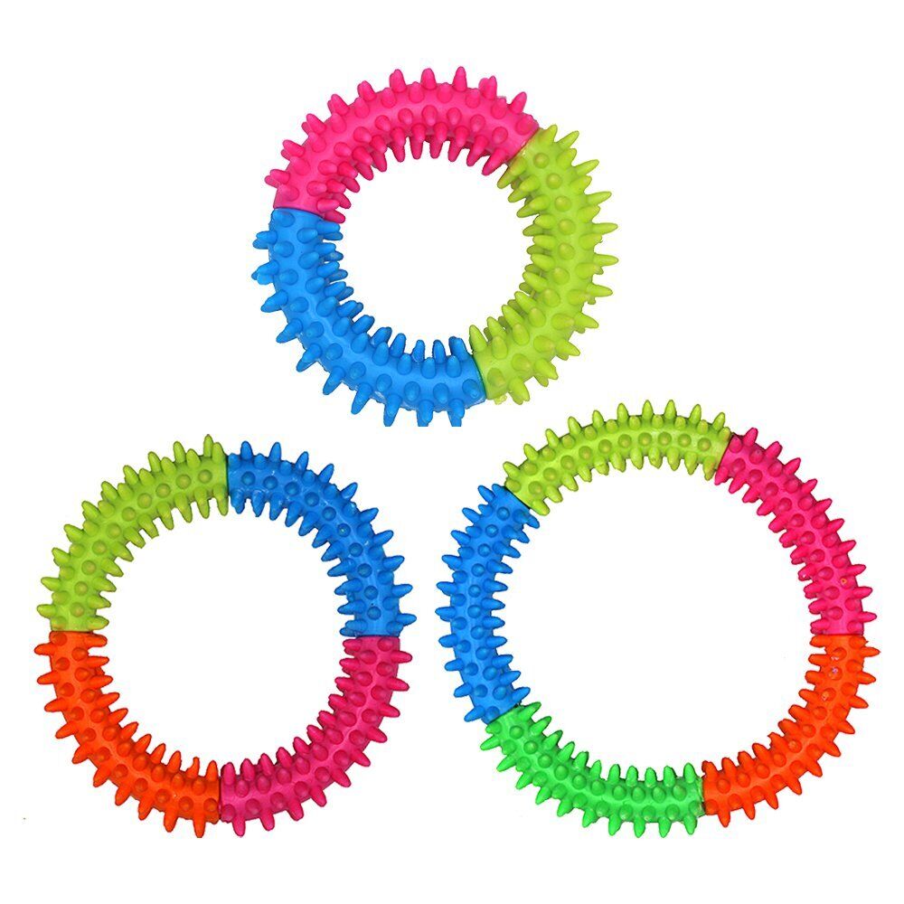 Rubber Round Ring Dog Toy Molar Teeth Bite Resistant Chew Toy for Pet Puppy Training Pet Circular Supplies Health Care Dog Toys Interactive Play Dogs Sell Pets Circle Tire Toy Tyre Toy Rubber Puppy Toy Play Toy Rubber Pet Toy Bite Toy Dental Toy. 