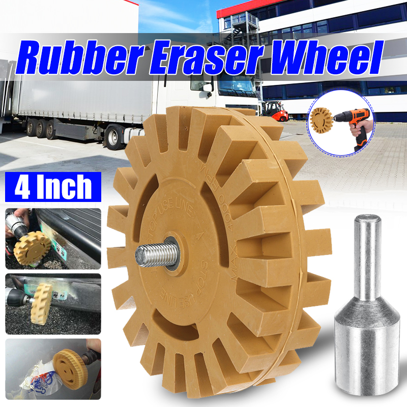 25mm Rubber Eraser Wheel Quickly Grinder Pneumatic Tray Glue Removal D2H6