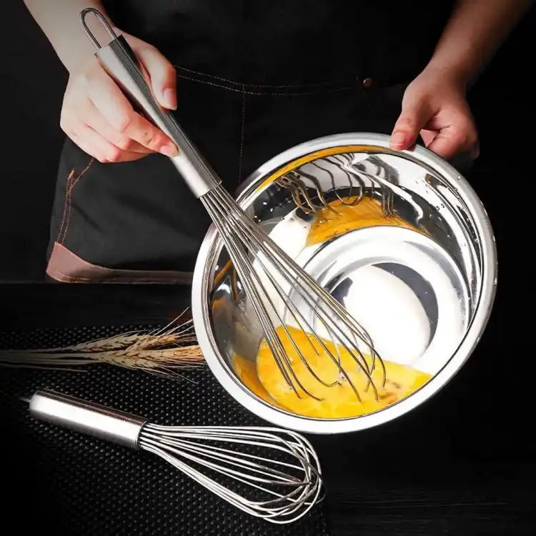 Egg Beater Stainless Steel Egg Beaters Hand Whisk Mixer Stirring