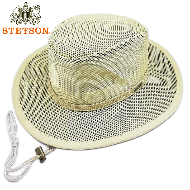 stetson mesh covered soaker safari hat