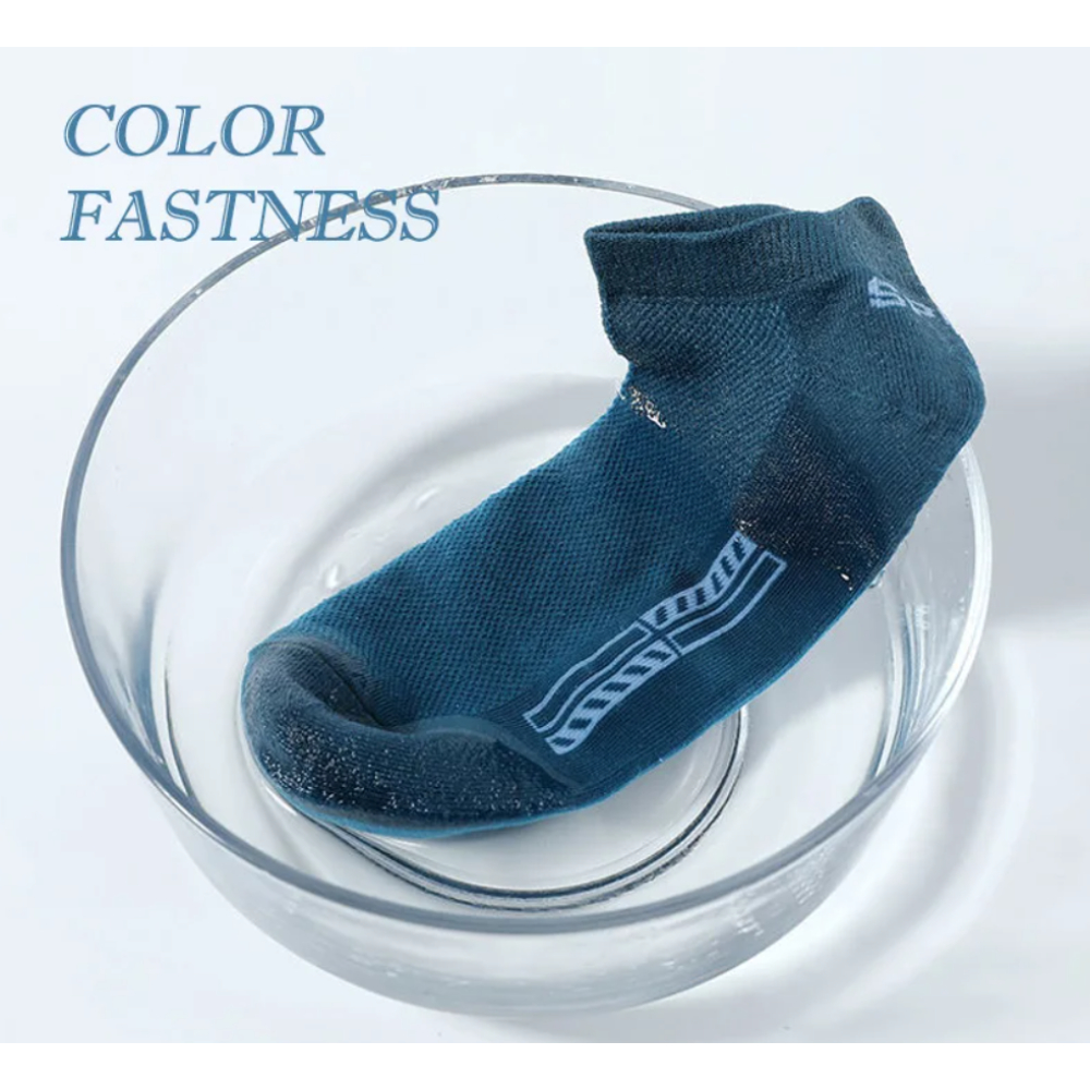 5 Pairs Men's Mesh Ventilated Socks - Lightweight and Refreshing for Active Lifestyles. 
