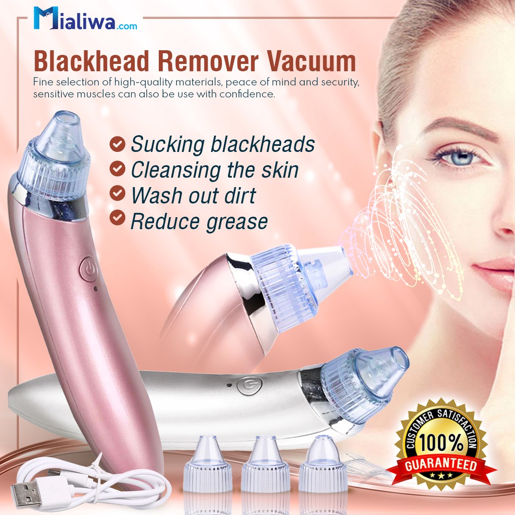 Blackhead Remover Vacuum Acne Cleaner Pore Remover Electric Skin Facial Cleanser Kit. 
