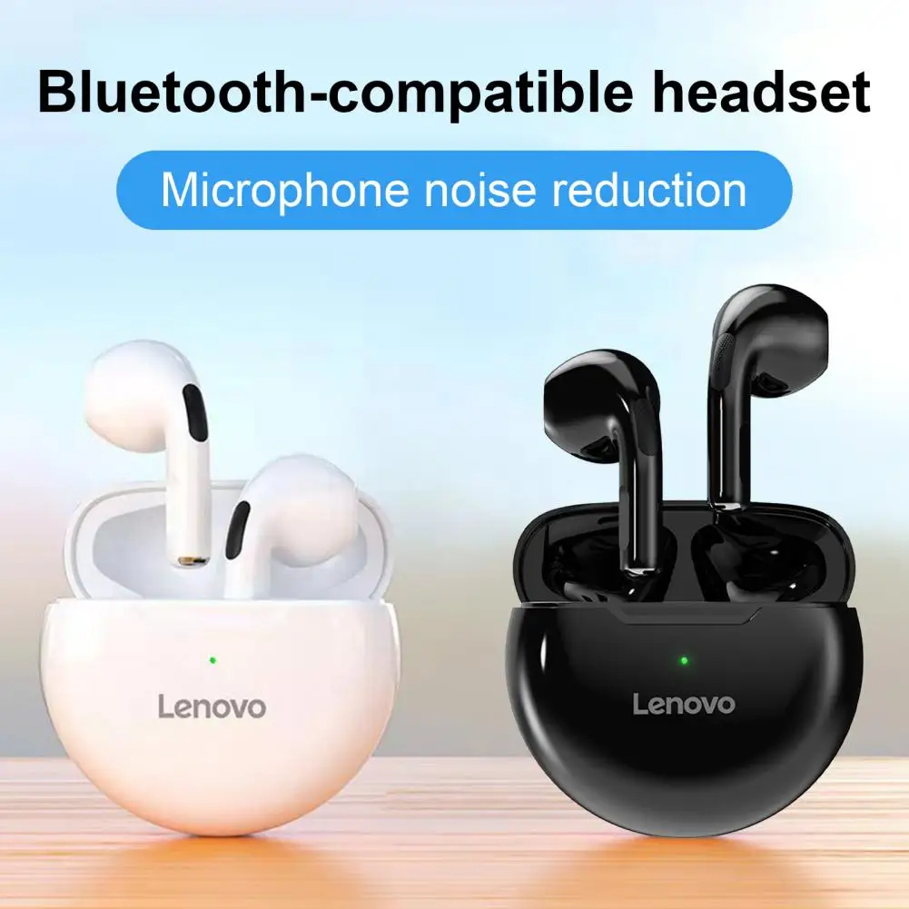 Lenovo ThnikPlus TWS HT38 Wireless Earbuds Bluetooth 5.0 Stereo Earphone Touch Control Headset with Mic. 