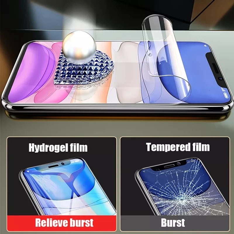 4PCS Hydrogel Film For Xiaomi Redmi Note 12 7 8 9 12C 10 Pro 9s 13T 11S 10S Poco F3 F5 X3 x5 Mi 10T 11T 11 Lite Screen Protector. 