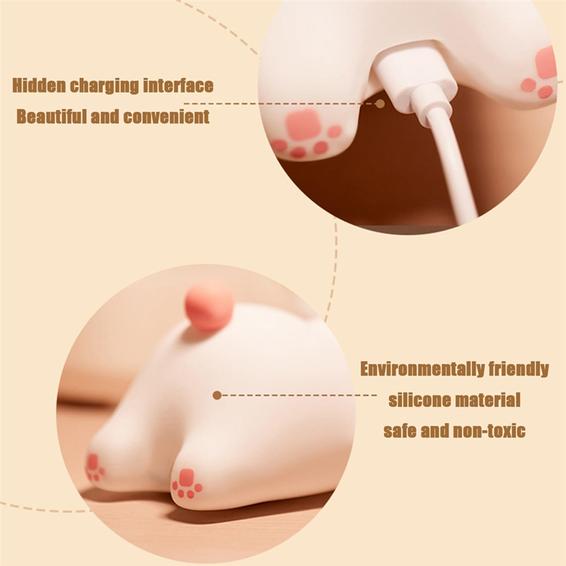 Big Face Rabbit Light LED Portable Rechargeable Bunny Lamp Night Light for Baby Nursery USB Dimmable Rabbit Night Lamp. 