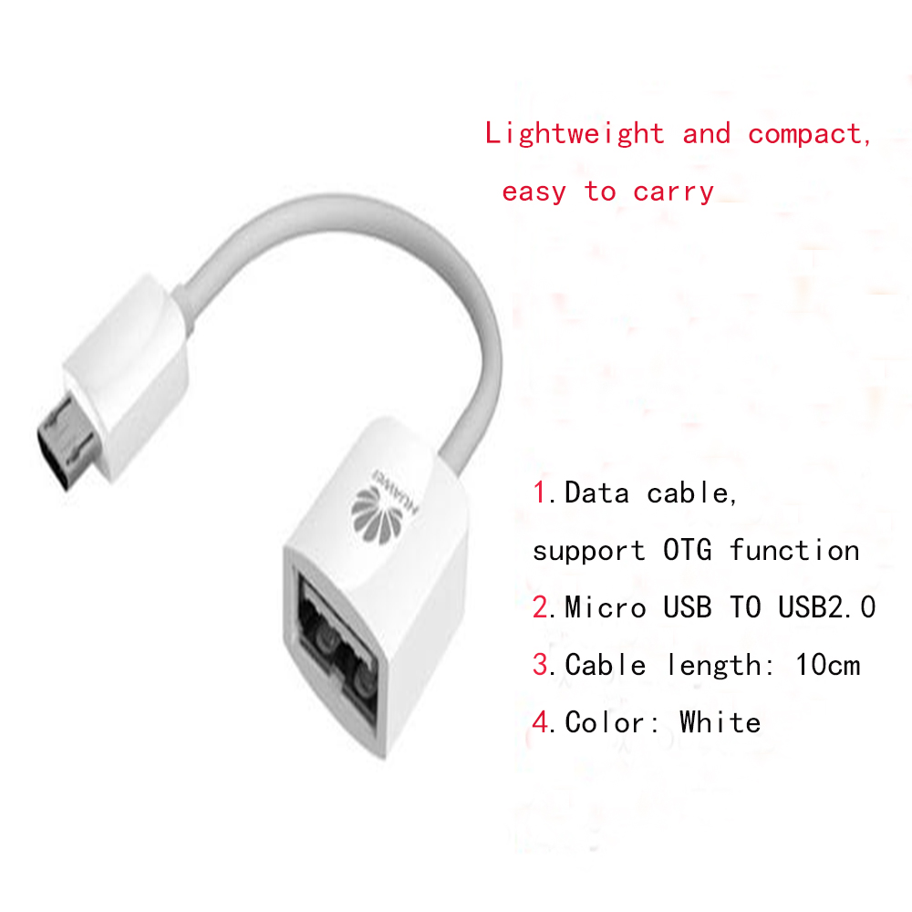 【Huaxiacuye8718】Original HUAWEI Micro USB To USB OTG Cable adapter For Mate 7 8 S P8/P9 Lite/P10 Lite Honor 7A 7C 7 Xiaomi Redmi Note 4A. 