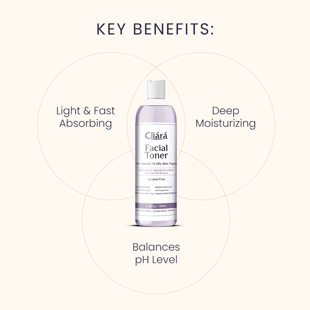 Cliara Alcohol-Free Facial Toner. 