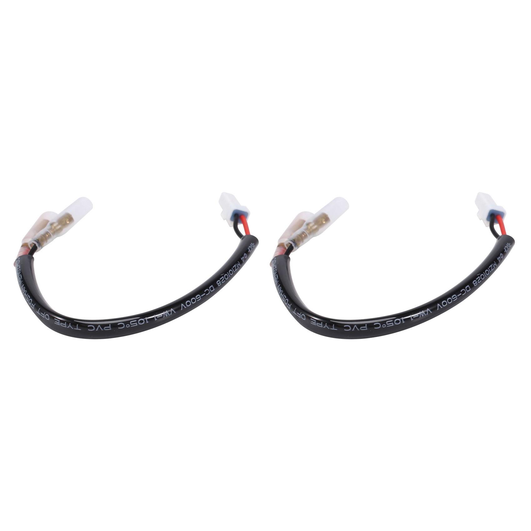 2Pcs Motorcycle Turn Signal Wiring Harness Connector Turn Signal Plug Adapter for. 