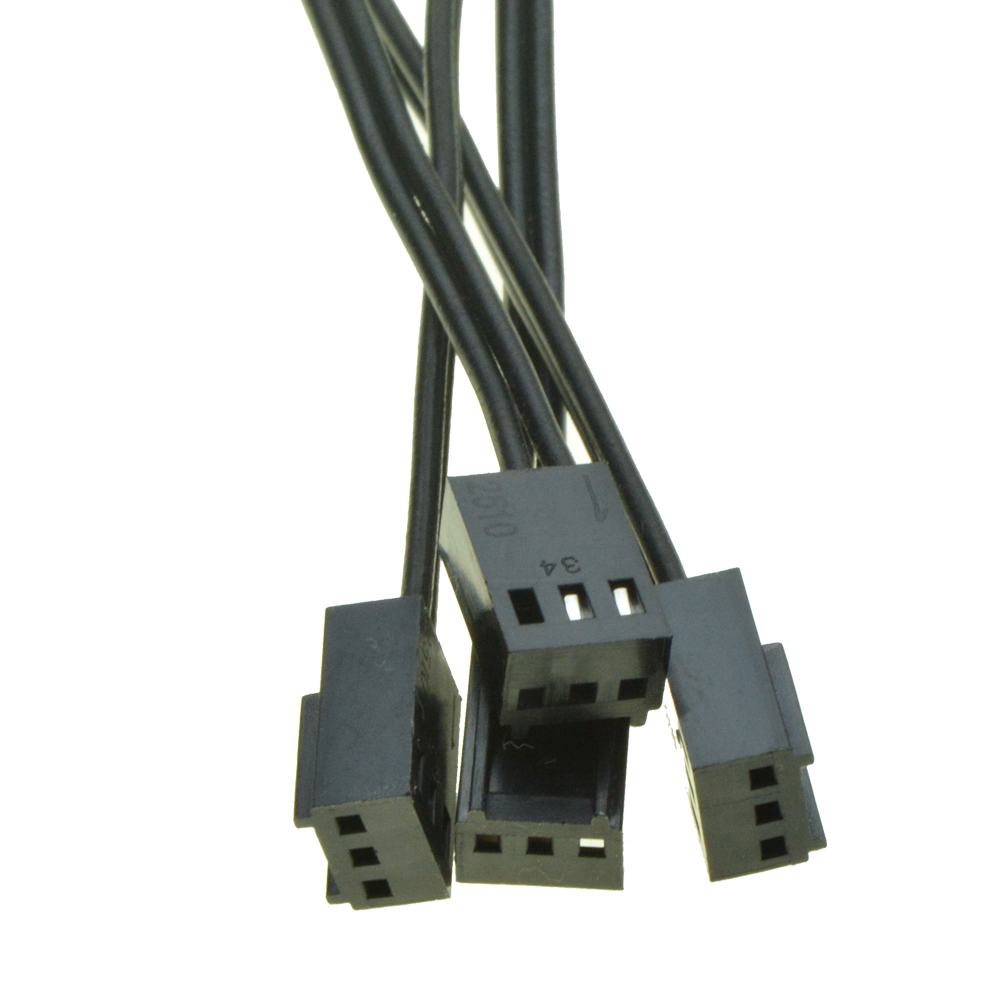 Ide Female Port To 3 Pin Fan Power Female Cable Molex D Plug Power To 3 Pin Connector Computer Pc Cooling Convertor Cable. 