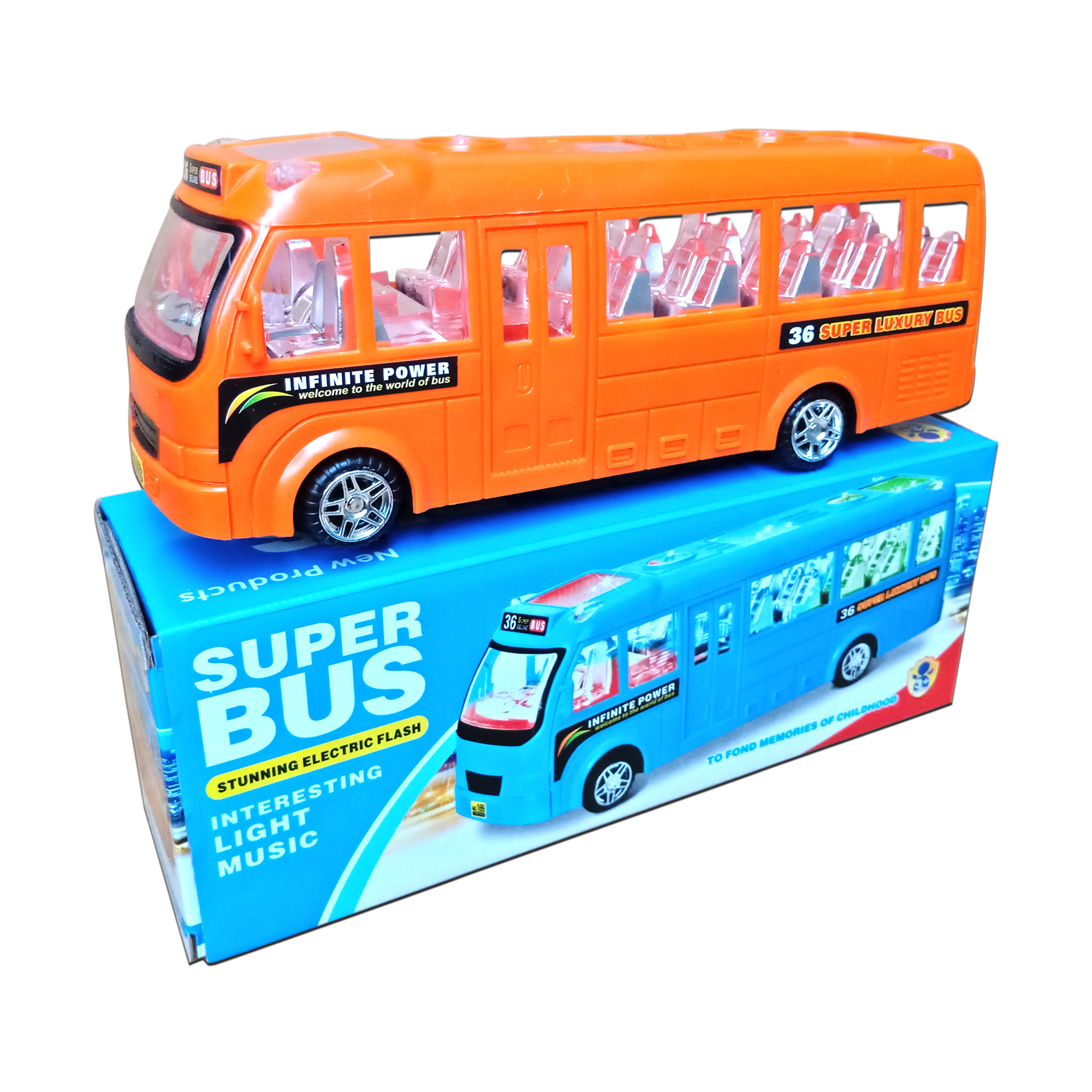 Electric toy bus online