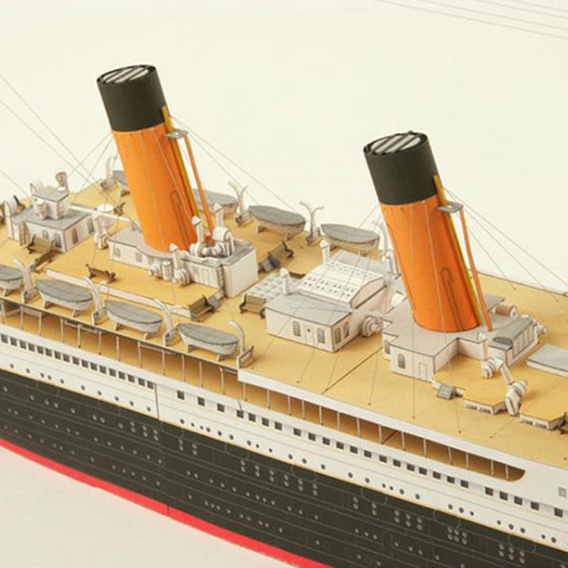 1:400 DIY Handcraft Titanic Ship 3D Paper Model Sets Toys. 