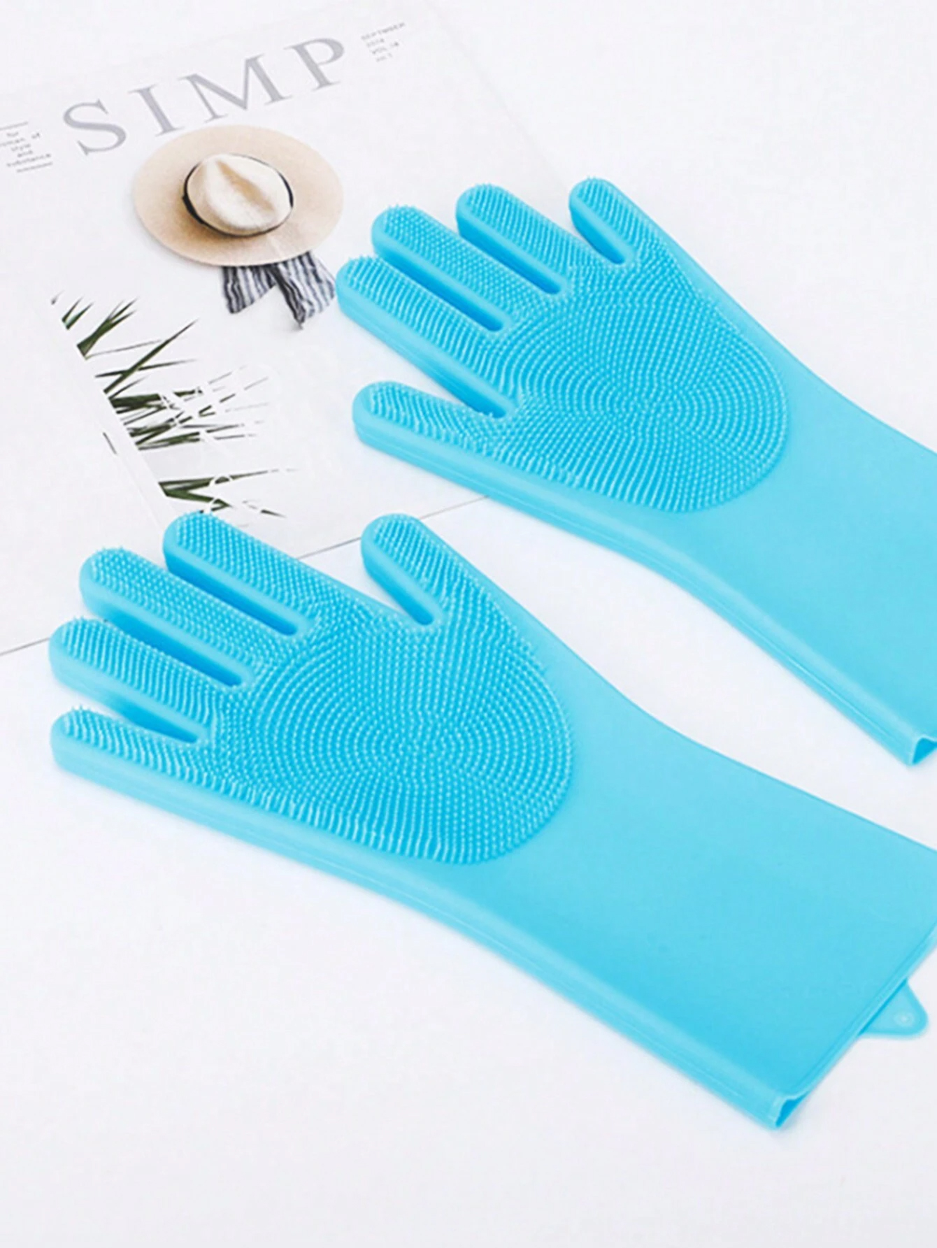 【wholesle668 Store】Pet Dog gloves brush silicone bath massage brush artifact dog rub bath supplies Daquan clean Pet items. 