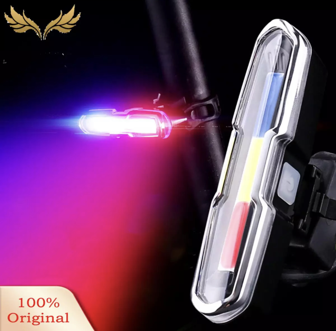 Cycling Light VIP Light 3 in 1 USB Rechargeable Front Rear Bicycle