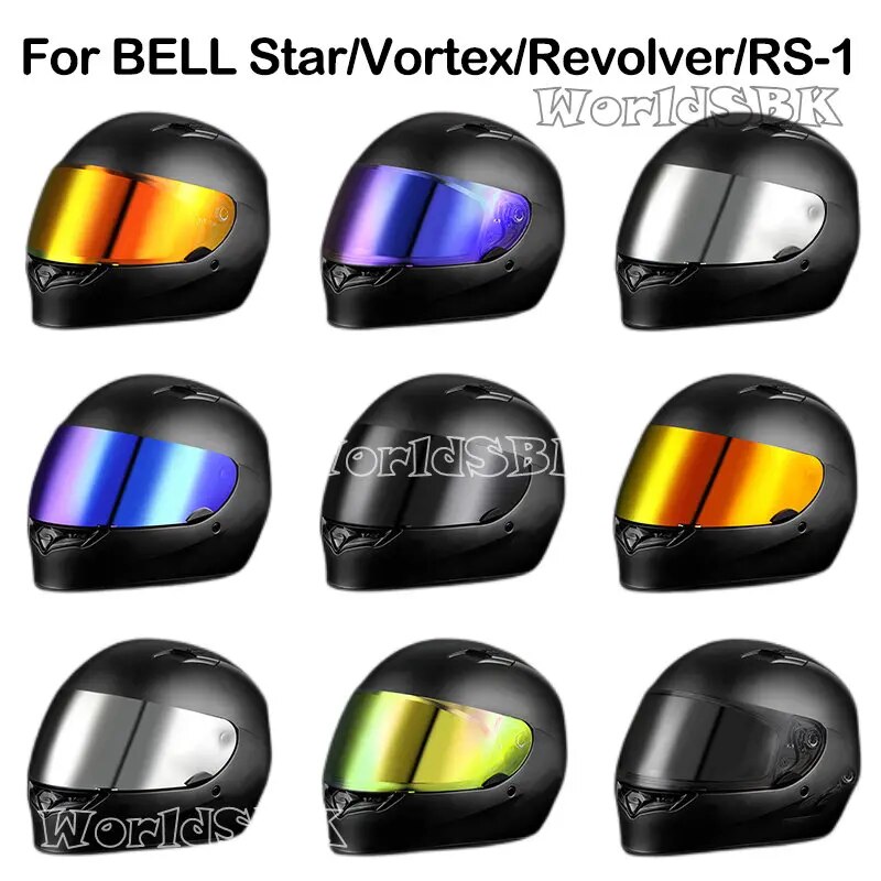 Replacement Visor For Bell Star&frasl;Vortex&frasl;RS-1&frasl;Revolver Helmets