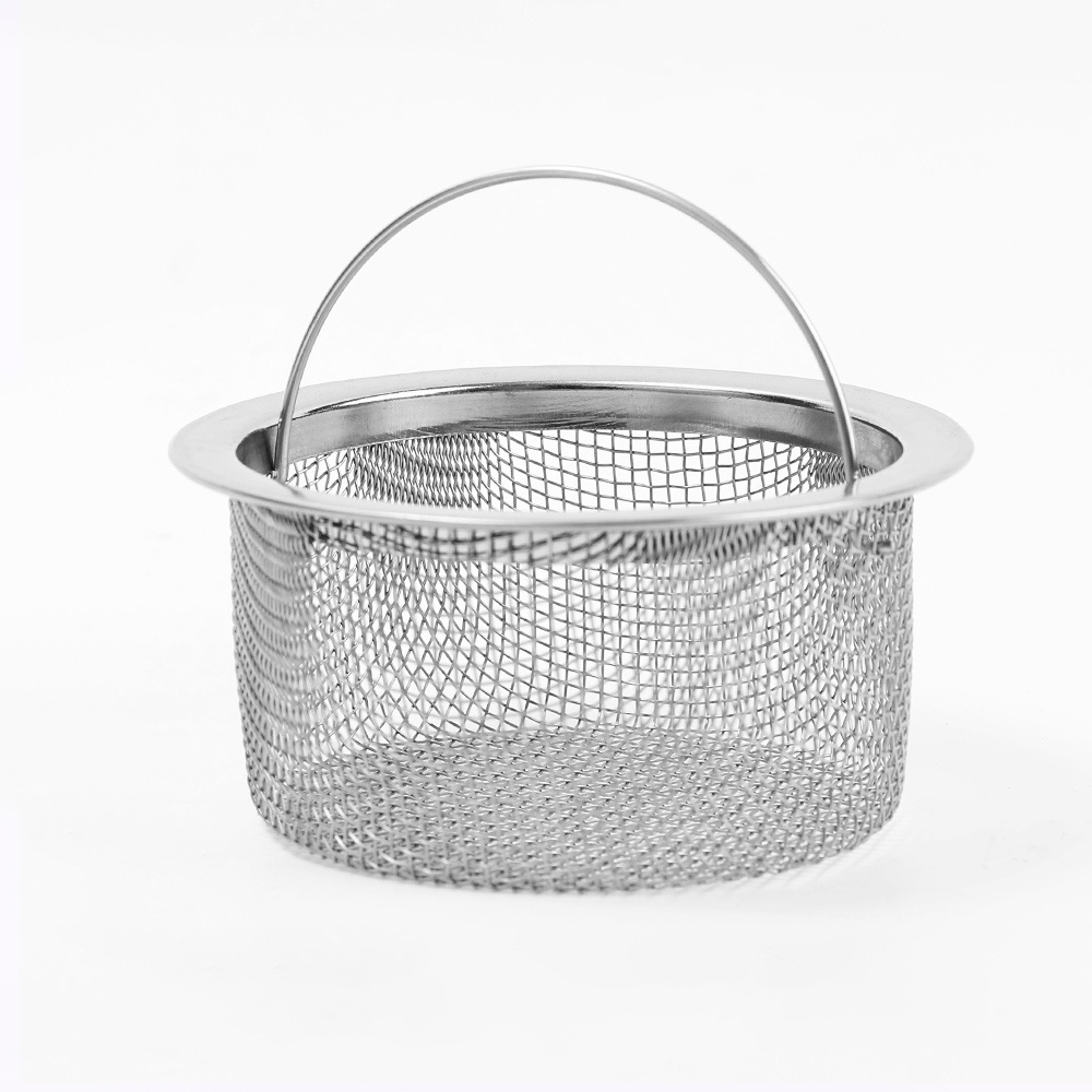 Kitchen Sink Strainer Bathroom Stainless Steel Dense Grid Sink Drains ...