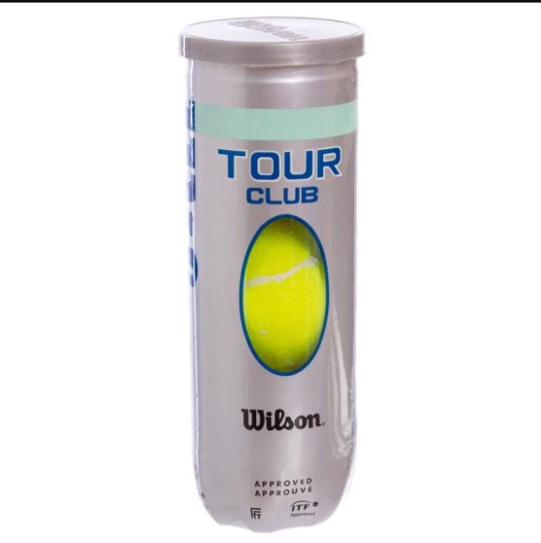 Wilson Ball Wilson Tour Club Ball 1Tin  3Ball Cricket Indoor And Outdoor Tournament Match Ball Sanaabil sanabil Sports. 
