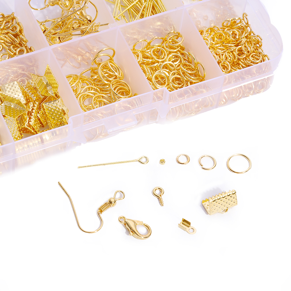 DIY Jewellery Accessories Set In 10 Compartments,jewellery Making Set For DIY Jewellery Making. 