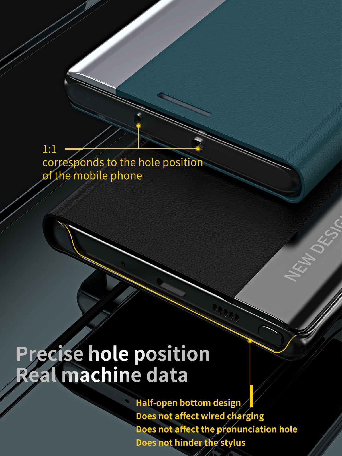 For Samsung Galaxy Note 10 Lite Thin Slim Folio Flip Leather Magnetic Closure Case Cover. 