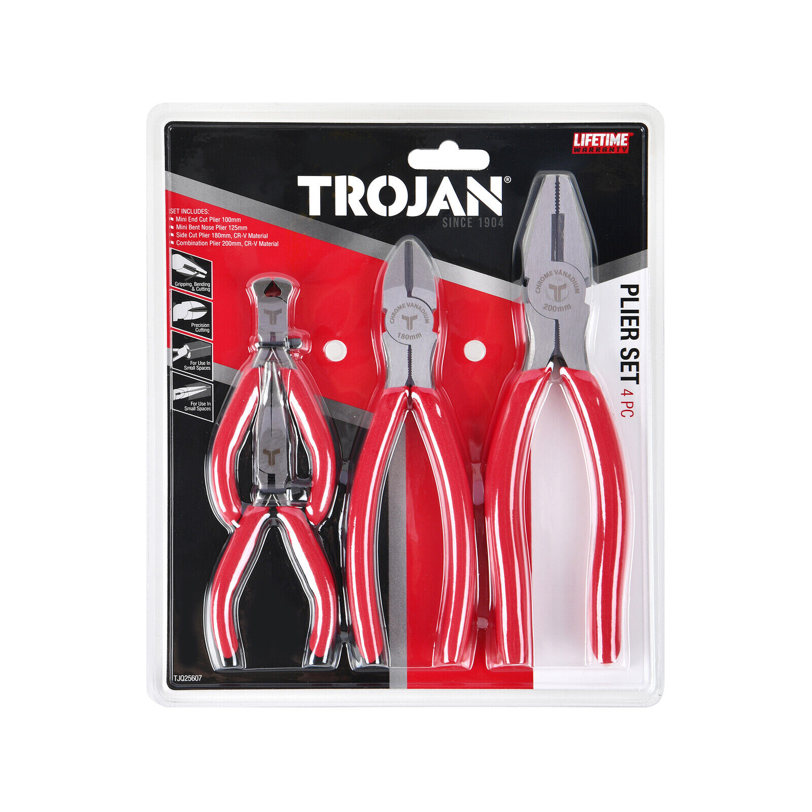 Trojan 4PCE Plier Set