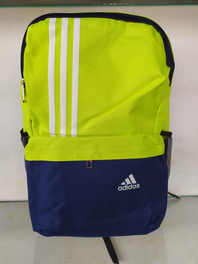 red blue yellow backpack