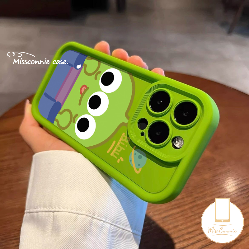 Cute Alien Three-eyed Monster Case For Tecno Spark 10C Go 2023 10 Camon 20 Pro Infinix Note 30 VIP Pro 12 G96 Smart 7 Hot 30 30i Play Fashion Funny Lotso Angel Eye Green Red Soft Cover. 
