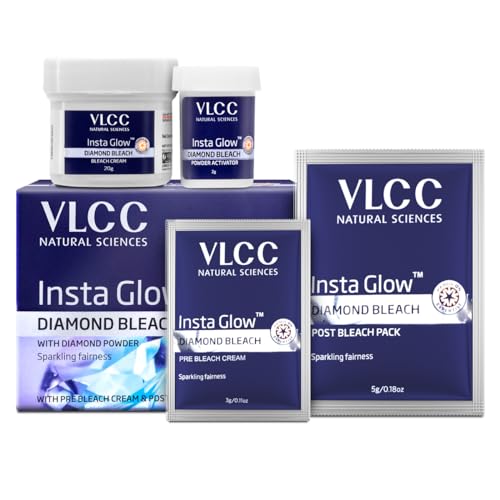 VLCC Insta Glow Diamond Bleach, 30g(FROM INDIA)JEZ. 