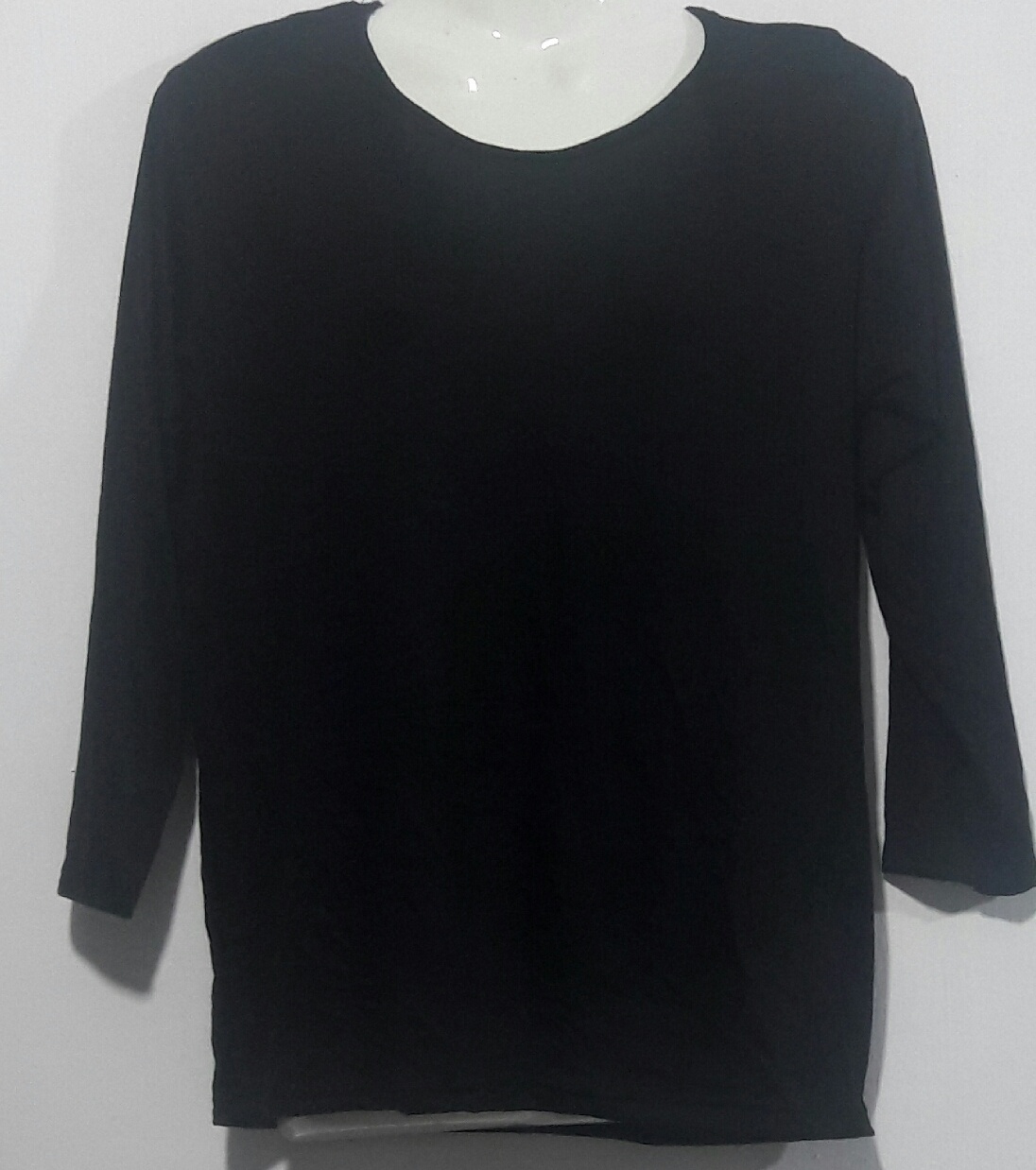 Ladies long sleeve tshirt (Black color). 