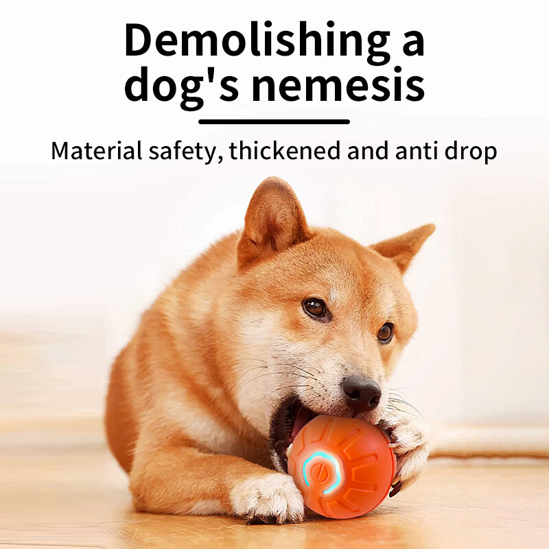 Kebidumei Smart Ball Dog Toy Pet Smart Self Rolling Electric Ball Toy USB Charging Interactive Pet Exercise Toy for Kittens Puppies. 