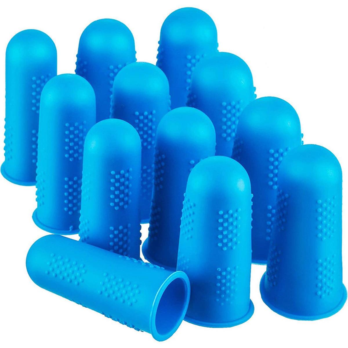 (New)12 Piece Finger Cot ilicone Finger Protection Cover Cap Fingertip Protector Heat Reitant Finger Leeve 3 ize. 
