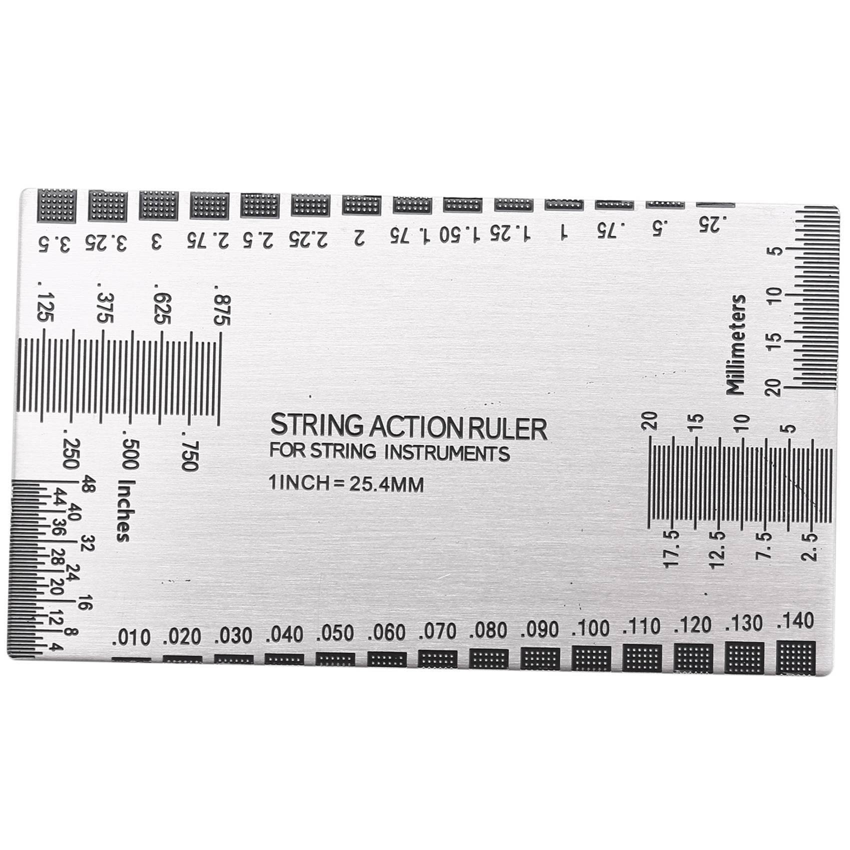 0.14 inches on on sale a ruler