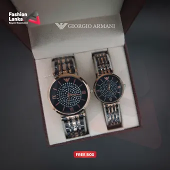 armani pair watches