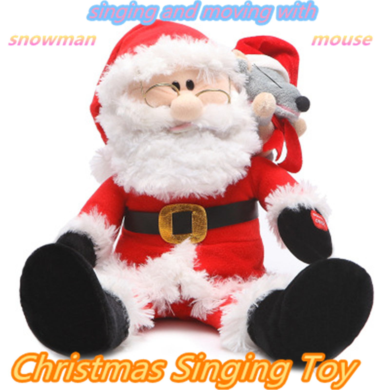 christmas singing plush