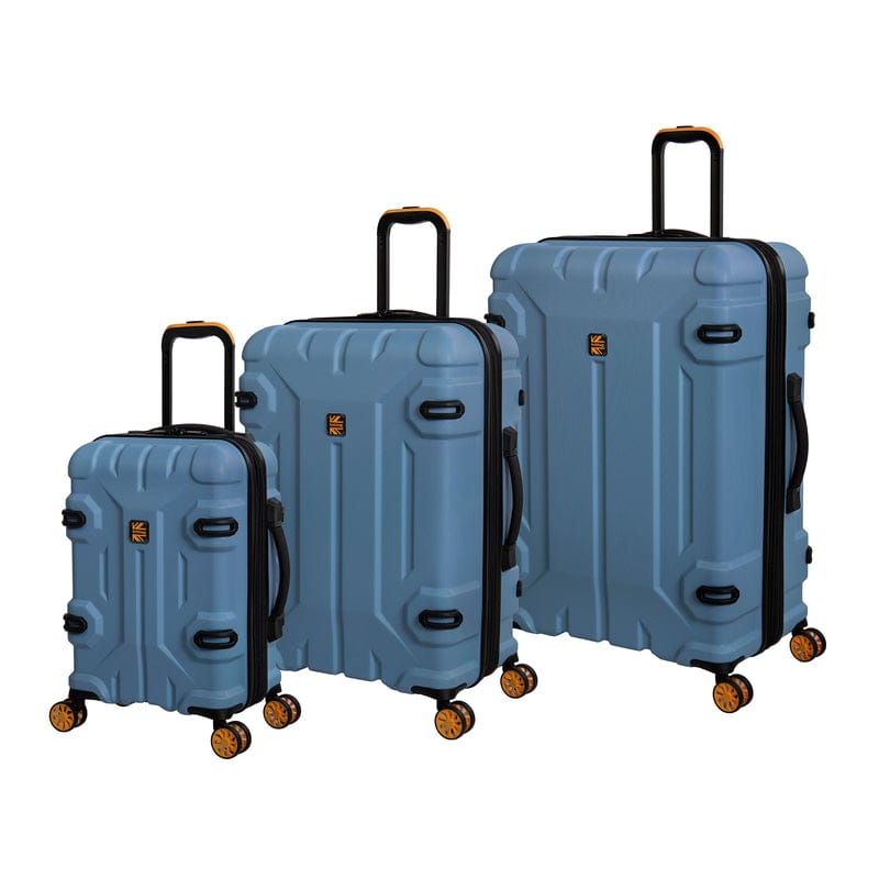 BRITBAG Shielding IT 2490 Blue - 2 Piece size 24 and size 28 Set luggage trolley  airport trips gifts offer sale. 
