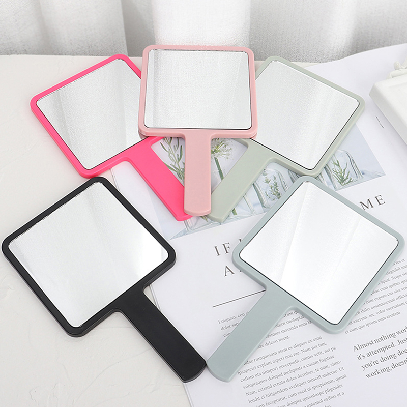 Handle Mirror Square Makeup Mirror Handheld Vanity Mirror Hand Mirror Makeup. 