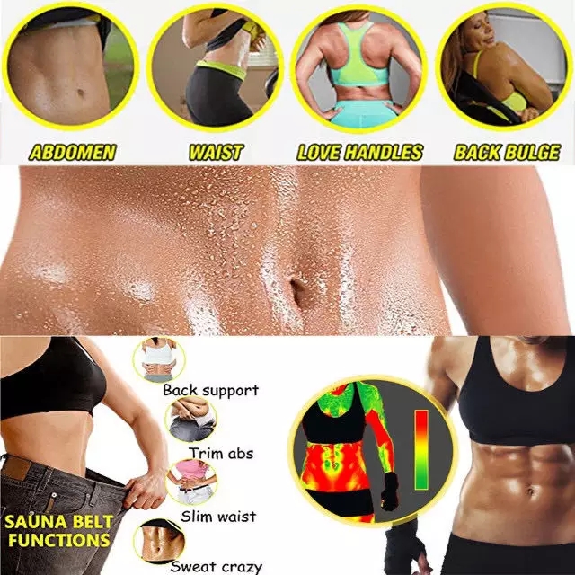 Hot Shapers Slimming Belt - Black. 