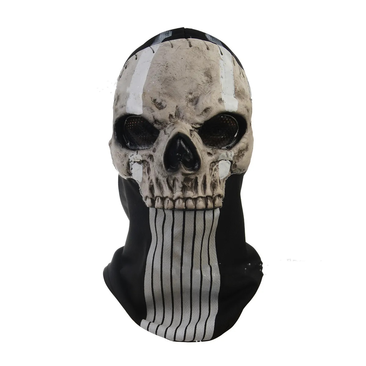 ghost mask Unisex Horror Ghost Skull Mask ghost Call of Duty Latex Headgear Helmet Cosplay Perform Party Masquerade Prop Halloween CosplayParty Games Crafts. 