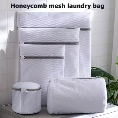 6 Kinds of Mesh Laundry Bags, Reusable Durable Washing Machine Bag