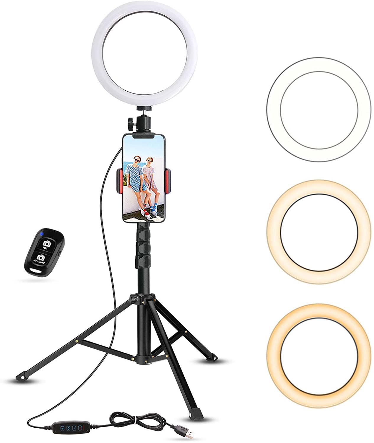Ring Fill Light 3 Light modes \u0026 10 