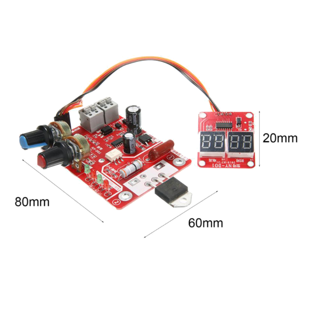 Spot Welder Control Board NY-D01 100A - Display Digitale Per Saldatrice A Punti Fai-da-te