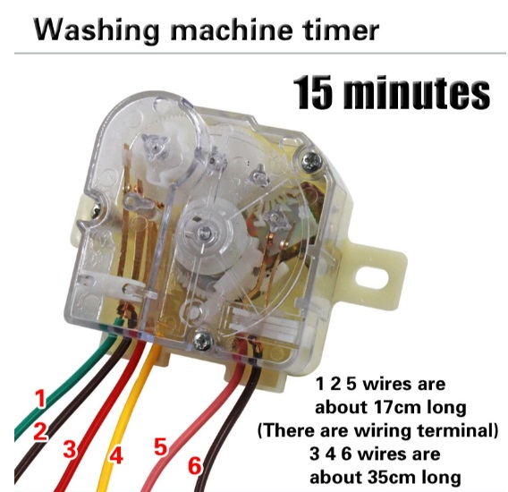 LG Washing Machine 6 Wire Timer. 