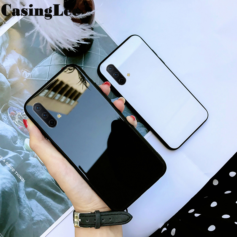 Casinglee For Oneplus Nord CE 5G case Glass silicon Full Protection Tempered Glass Back cover for Oneplus NordCE 5G Phone cases For girls and Boys. 