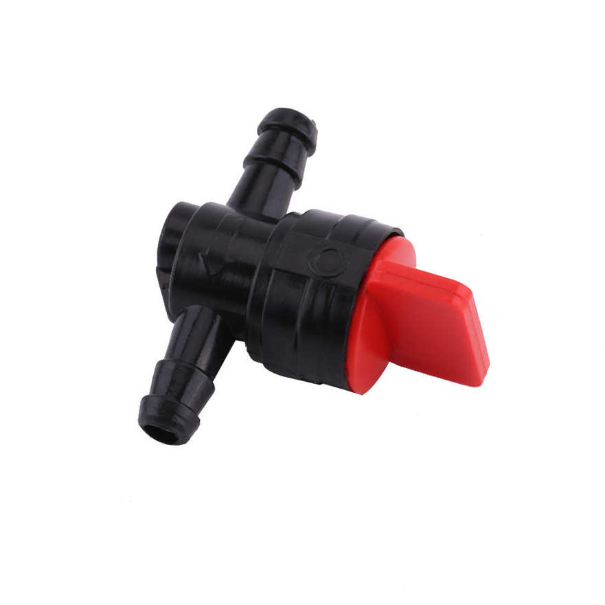 1Pc Universal Car Plastic 6mm Inline On/Off Fuel Tap Valve Petcock Pipe Hose DY. 