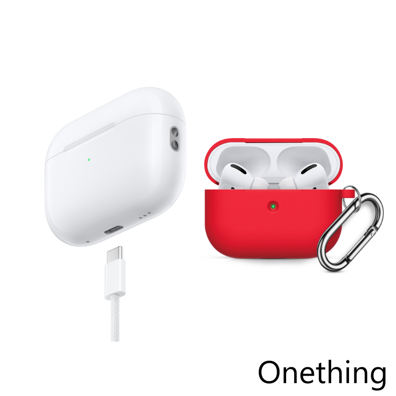 Apple Airpods pro 2nd generation with pouch wireless charging case