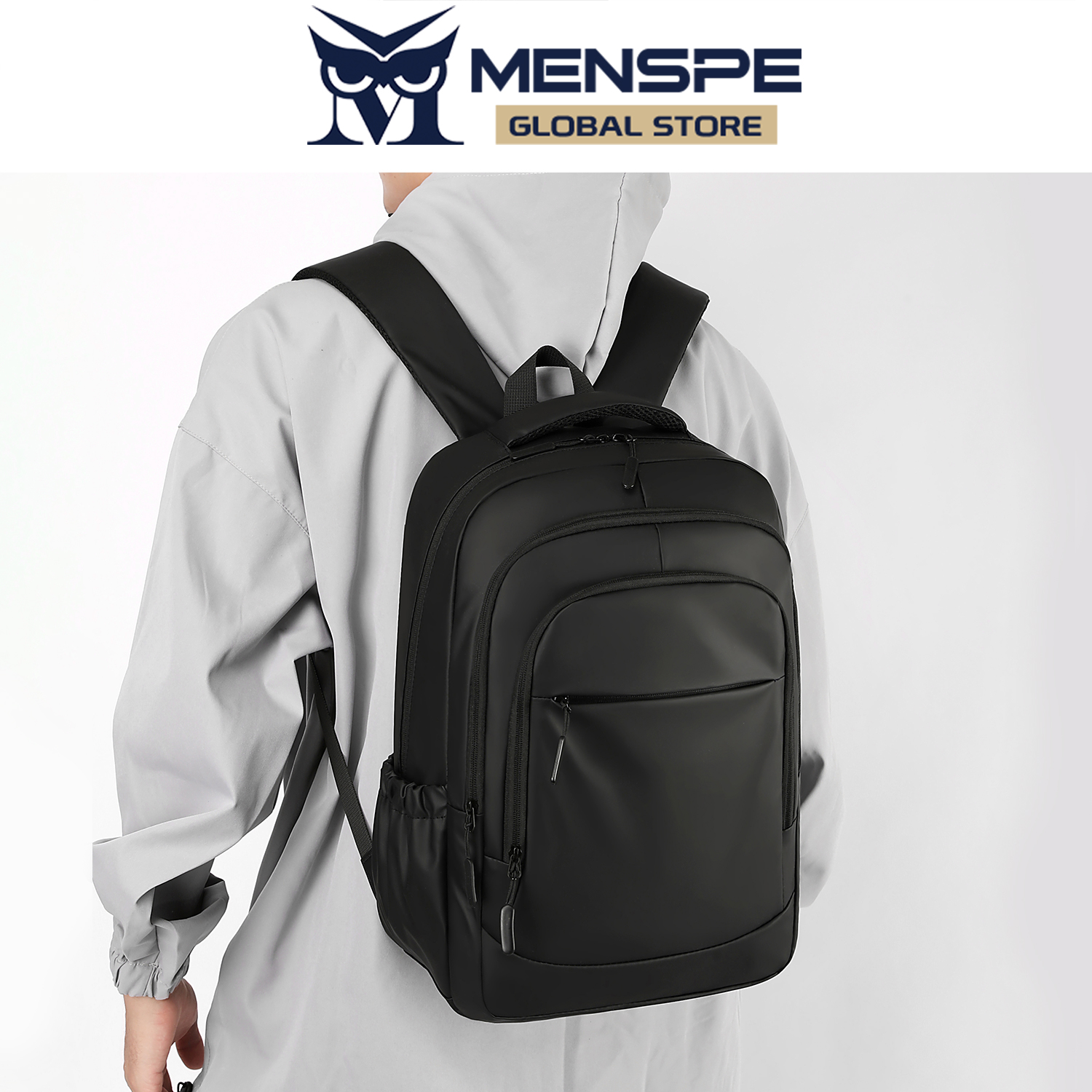 MENSPE Men Backpack Laptop Backpack Business Travel Bag Casual Simple Backpack Waterproof Backpack College Fashion Backpack Large Capacity Shoulder Bag Leisure School Bag For Travel Study Business. 